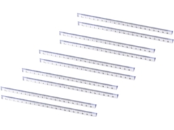 Lurelia Régua Triangular 20 Peças Para Geometria E Matemática