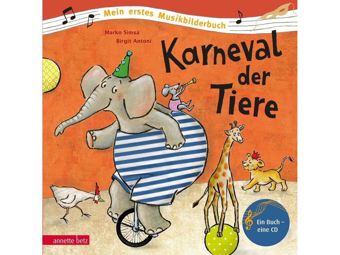 Livro Karneval der Tiere de Marko Simsa (Alemão - Capa Dura)