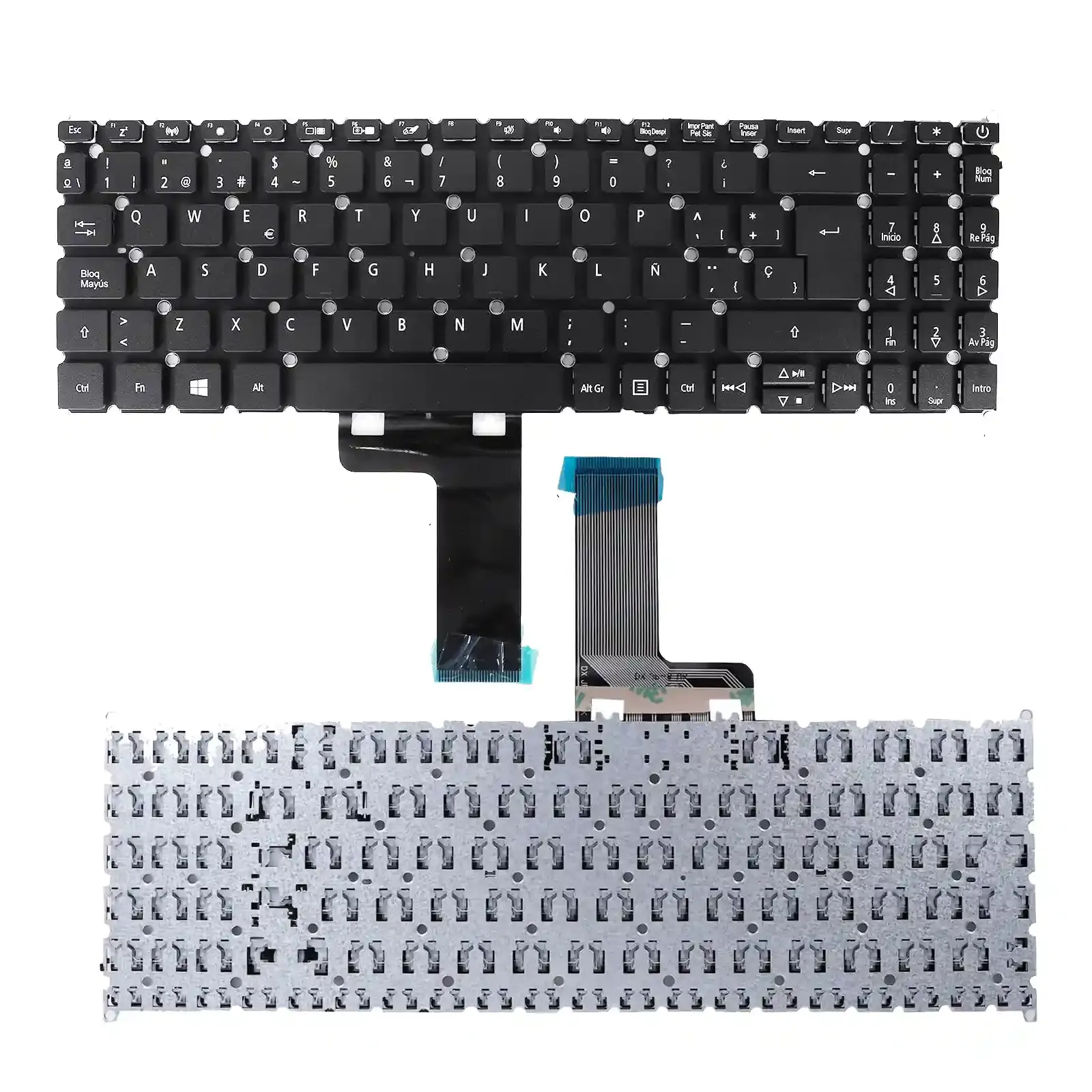 Teclado para laptop compatível com Acer Aspire V5 573 preto