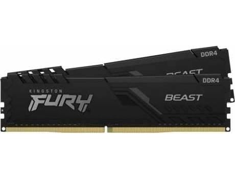 MemÃ³ria RAM DDR4 KINGSTON FURY Beast (Outlet Grade A - 2 x 16 GB - 3200 MHz - CL 16 - Preto)