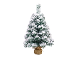 Árvore de Natal de Mesa LAXISCREED com Floco de Neve, 60cm, Decoração Natal