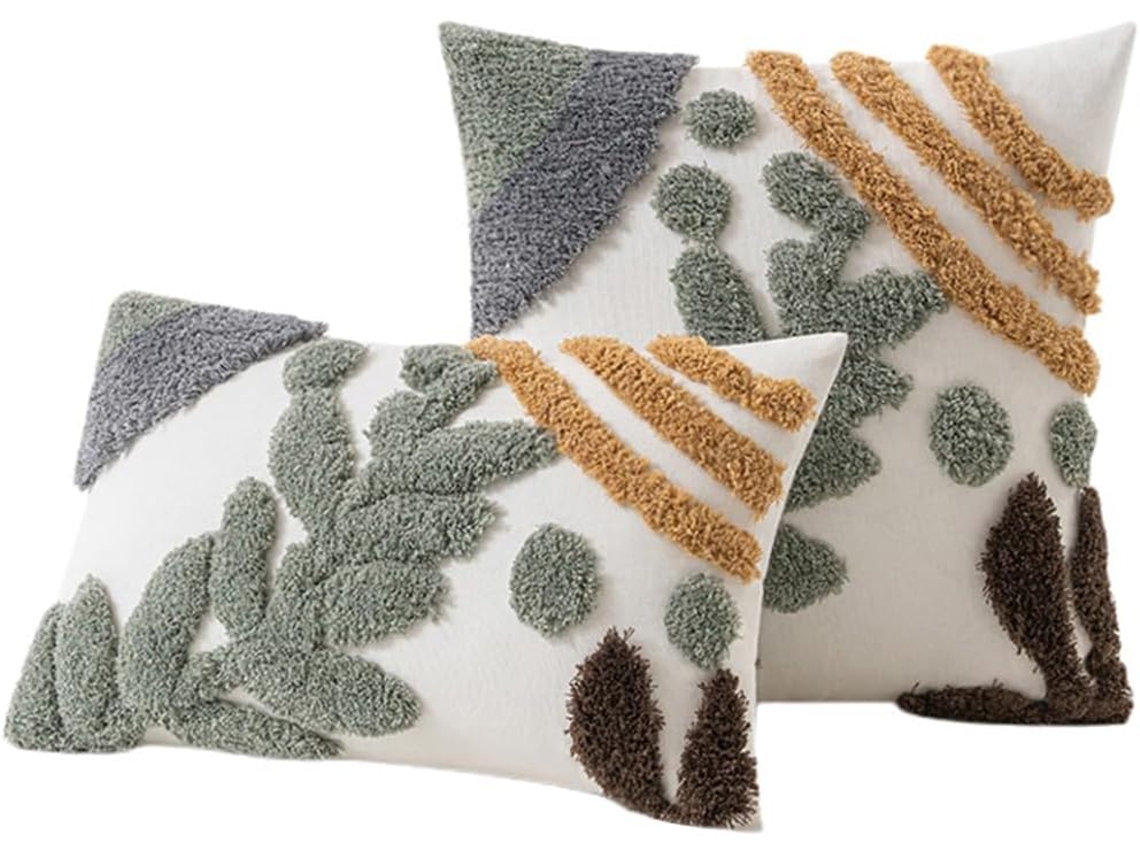 Capa de Almofada Decorativa em Estilo Boêmio para a Casa. Possui Zíper Invisível, É Fácil CHABERLU