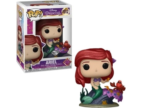 Funko Pop Disney Ultimate Princess – Ariel Diamond Glitter Exclusive 1012 Funko Pop!
