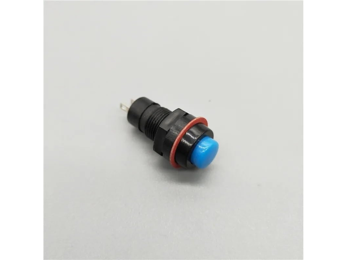 Interruptores De Botão Reinicialização Automática Ds 213de 12mm, 1a, 250v Ca, 2 Pinos, Azuis