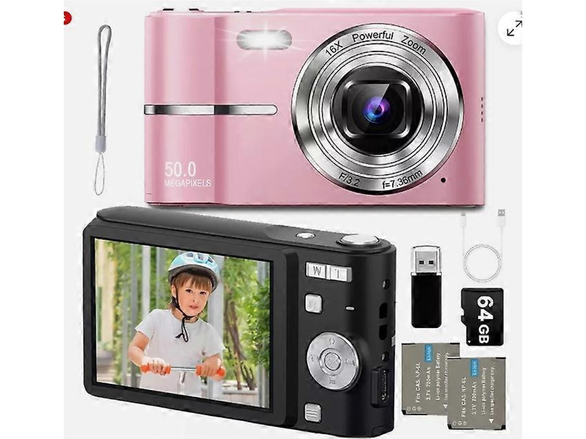 Câmera Digital Compacta Com Vídeo 4k, Estabilizador De Imagem E Flash Integrado.