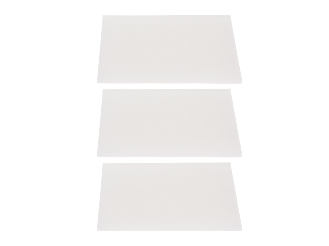 3 Peças De Bloco De Borracha Macia Para Gravura De Selos Diy, 15x10x0.5cm, Para Manufaturas E Selos Impressos