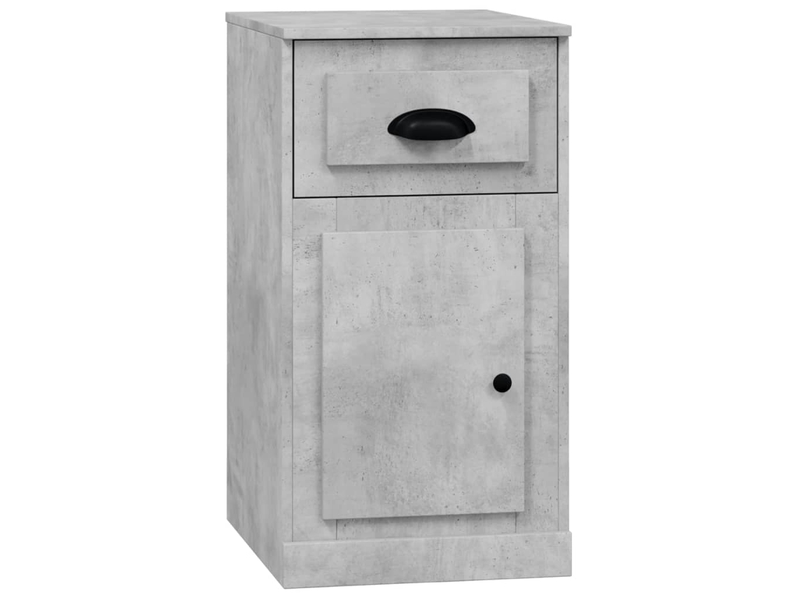 Side Cabinet, Side Cabinets Vidaxl Cinzeto Madeira Processada (n/a)