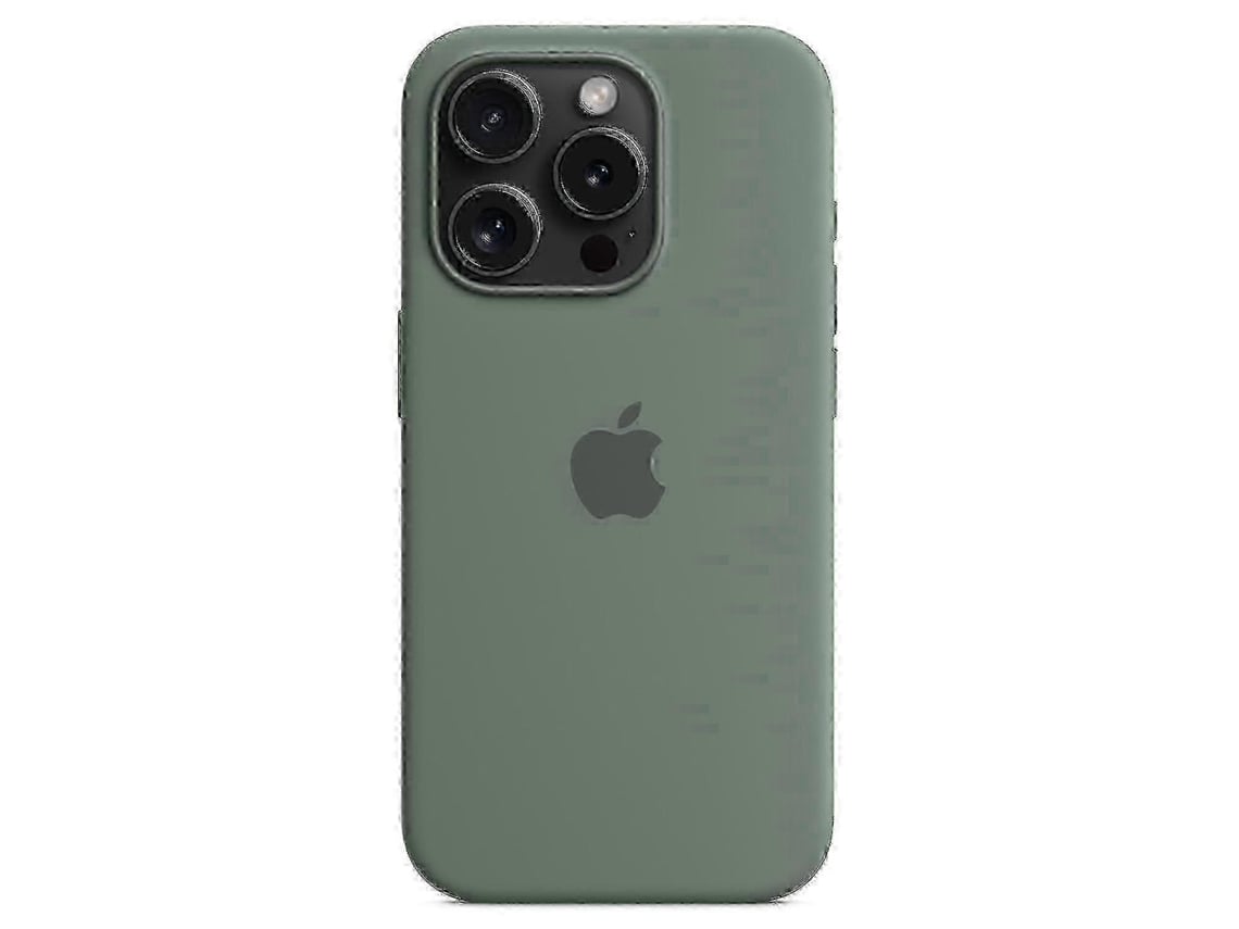 Nova Capa De Silicone Para Iphone 15 Pro Com Compatibilidade Magsafe E Capa Protetor Styjxverde