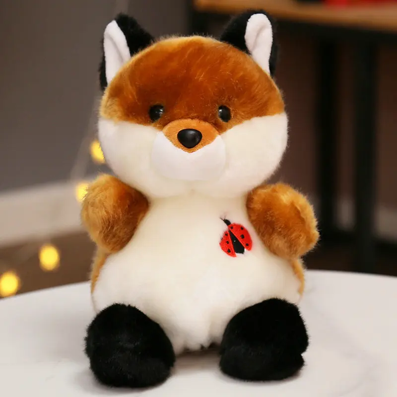 Almofada de Pelúcia Fofa de Animal MDUG (raposa 20cm)