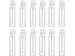50 Frascos De Vidro Vazios De 1ml Para Perfume, Recarregáveis E À Prova De Vazamentos