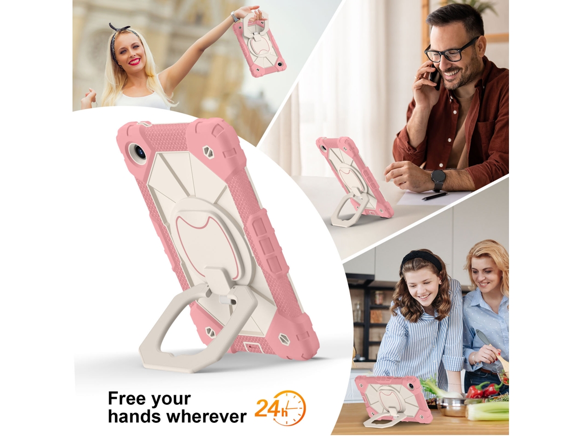 Capa Para Tablet Portátil Lenovo Tab One 8.7 Polegadas/k9 Tb305fu 2025ouro Rosa Yunzii