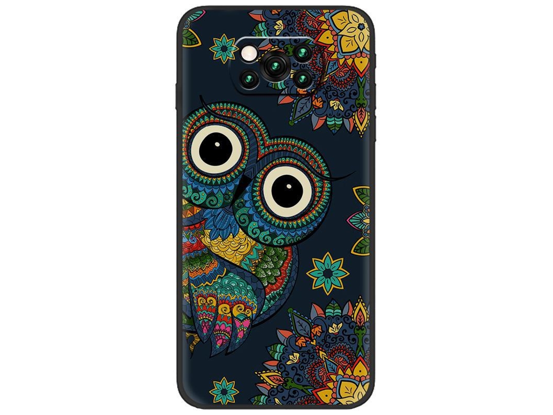 Capa De Silicone Tpu Para Xiaomi Poco X3 Nfc Coruja Panoona