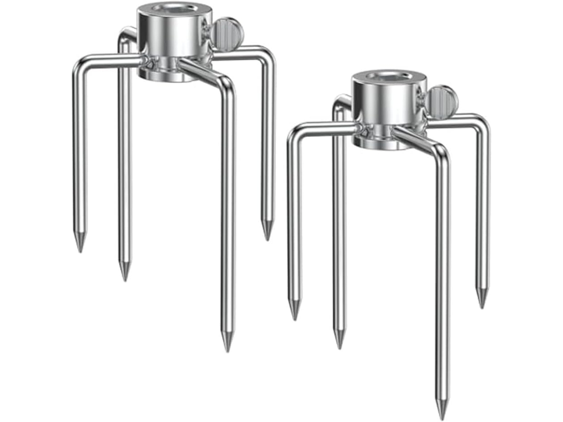 Garfos Para Espeto Giratório - Compatíveis Com Hastes Hexagonais De 1/2" E 3/8"