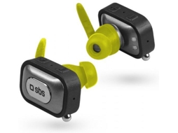 Auriculares Bluetooth SBS Twin 4.0 (In Ear - Microfone - Preto) — Bluetooth