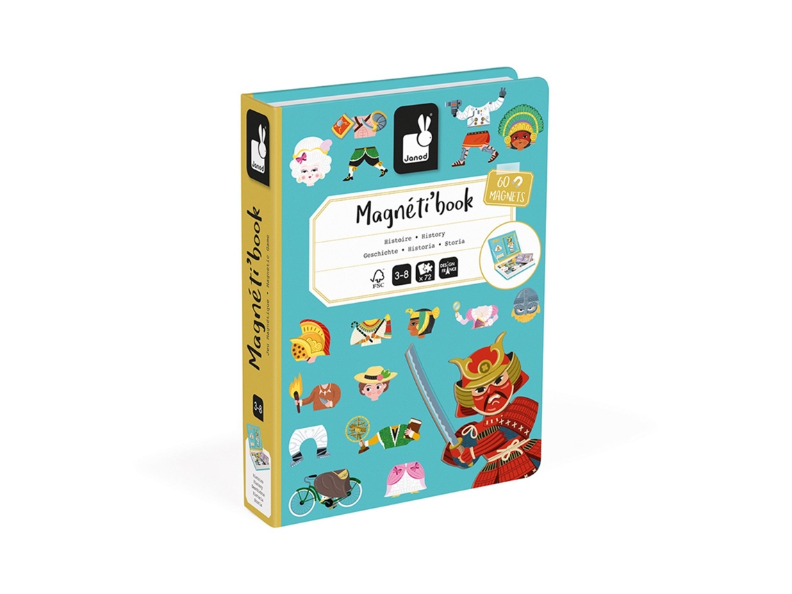 Magnetibook Livro Magnético De História, Brinquedo Educativo Janod