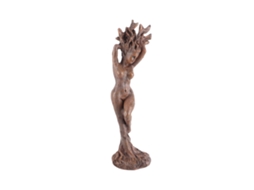 Estátua Resina Rosto De Árvore Decoração Jardim Casa