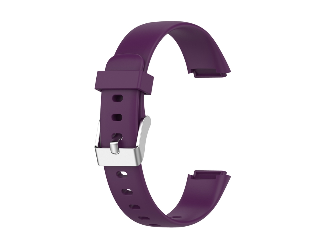 Bracelete de Silicone Para Fitbit Luxe (s-roxo Escuro)