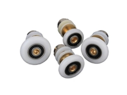 8 Rodillos Para Porta Deslizante De Vidro De Banheiro Peças De Reposição De Poleas Duráveis De Nylon E Cobre 20mm