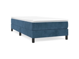 Box Spring Bed, Box Spring Beds Vidaxl Azul Veludo (80 X 200 Cm)