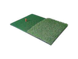 Tapete de golfe de grama artificial Rebe em nylon com pinos de borracha duráveis para uso em jardins e áreas externas, 40x60cm