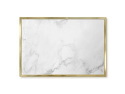 Quadro de vidro magnético Turquesa Elegance para o Hall Espelharte (60x40 cm)