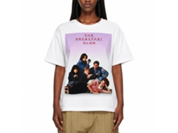 Rockinstone Breakfast Club Movie Poster White Adult T-shirt Size:xl