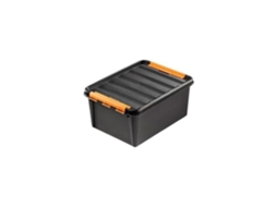 Caixa De Armazenamento Pro 31 50x39x26 Cm Plástico 31l Preto
