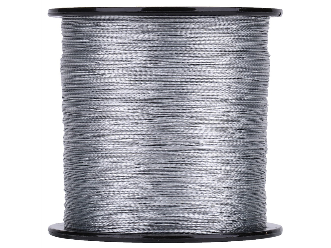 Linha De Pesca Multifilamento 4 Fios 500m Cinza Escuro