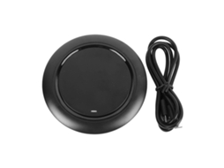 Aetheria carregador Sem Fio Portátil 15w Desktop Rápido Circular para Celular Preto