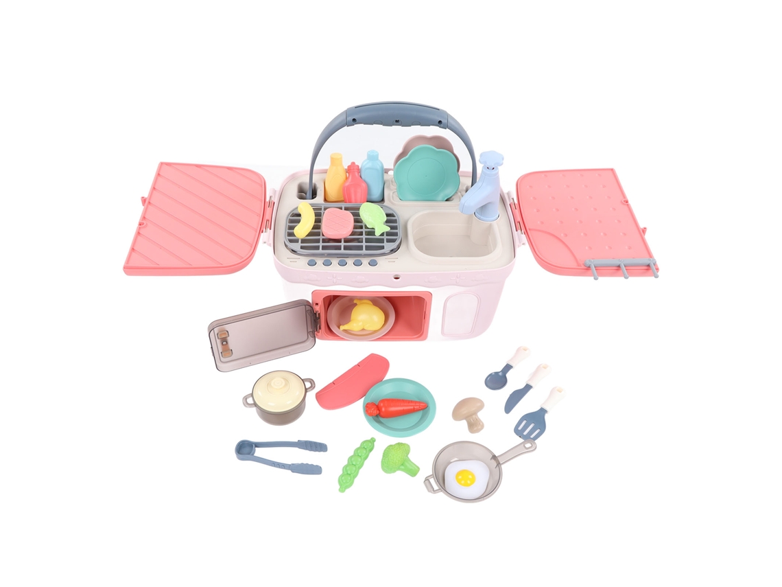 Bj-juego De Cocina Infantil Forno Pratos Pala Cesta Armazenamento Wok Cozinhar Elétrico Jogar A Papéis
