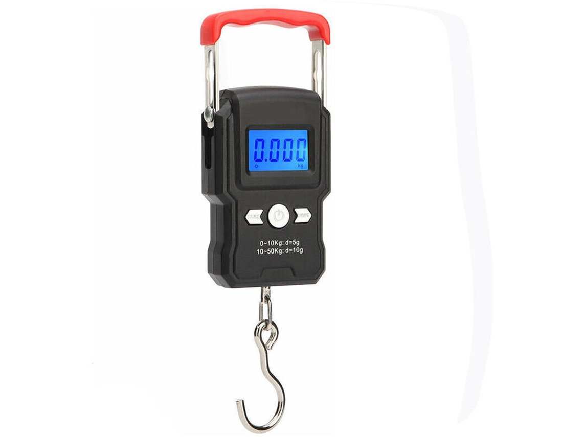 Balança Suspensa AQUAFORGE de precisão dupla com LCD retroiluminado 50 Kg/5 G