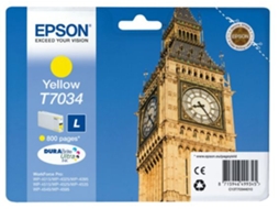 Tinteiro EPSON C13T70344010 Amarelo
