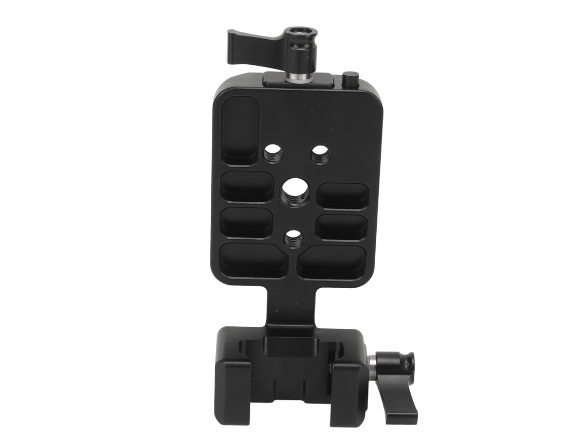 Suporte vertical para câmeras compatível com estabilizadores RS3 Pro, RS3 e RS2, acessórios para fotografia vertical em modo retrato, solução robusta para vídeos curtos.
