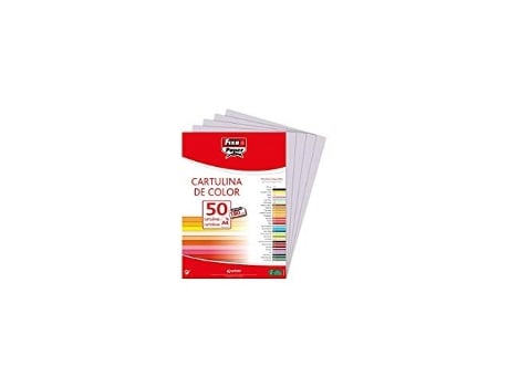 Livro Paq/50 Cartulinas Fixo A4 180g. Gris Perla De Desconocido (espanhol)