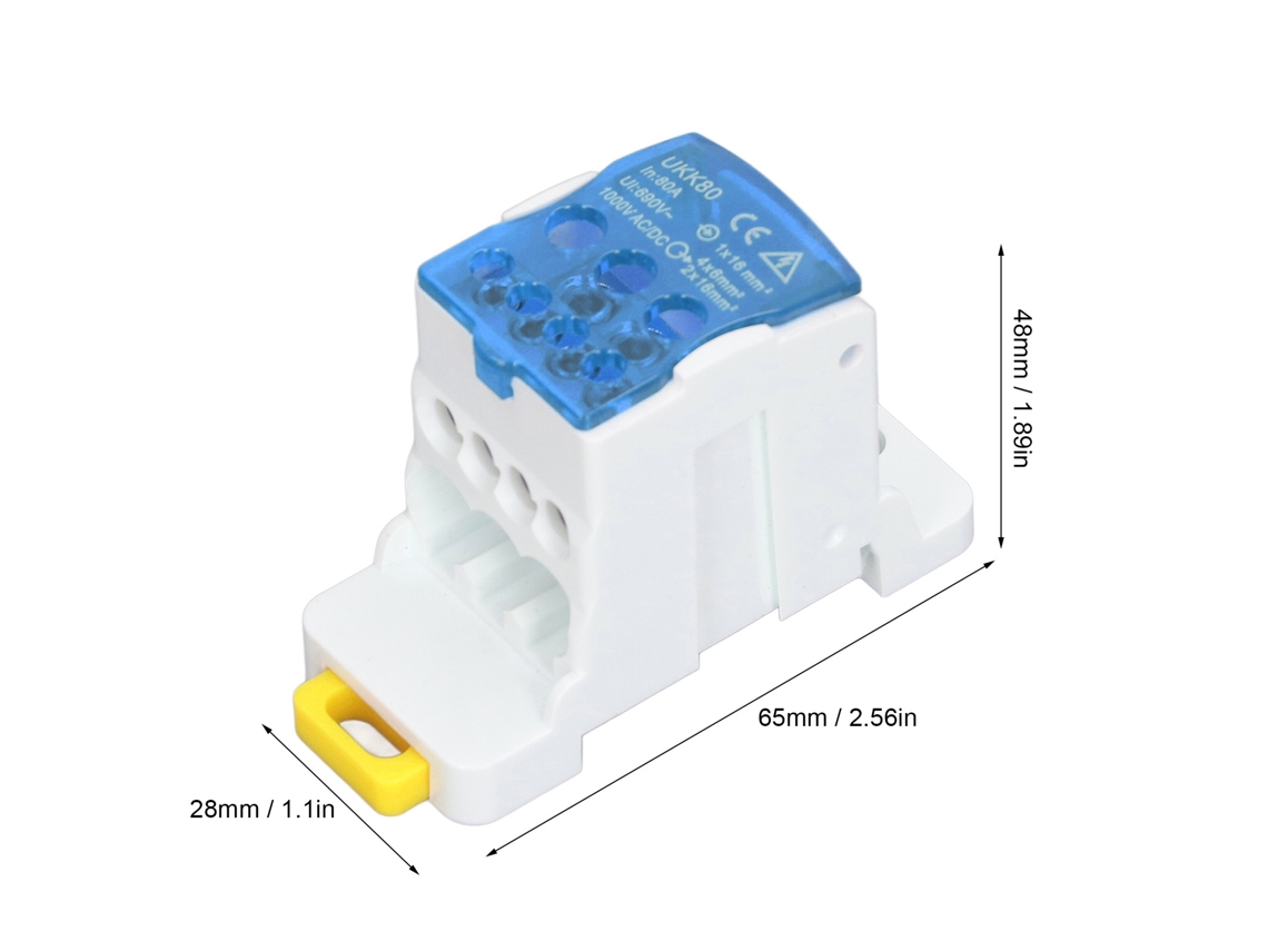 Laxiscreed Caixa De Junção Para Din Rail Resistente Ideal Para Eletrodomésticos
