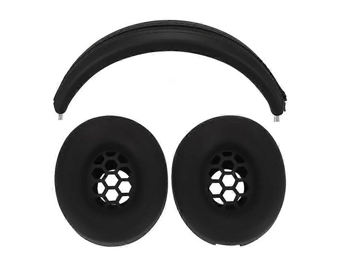 Para Fones De Ouvido Beats Studio Pro, Conjunto De Almofadas De Silicone Capa Para Faixa De Cabeça, Preto Ushion