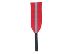 Bandeira De Segurança Para Kayak Canoa Com Faixa Refletiva Oxford Cloth Vermelha Para Bicicleta Barco Remo