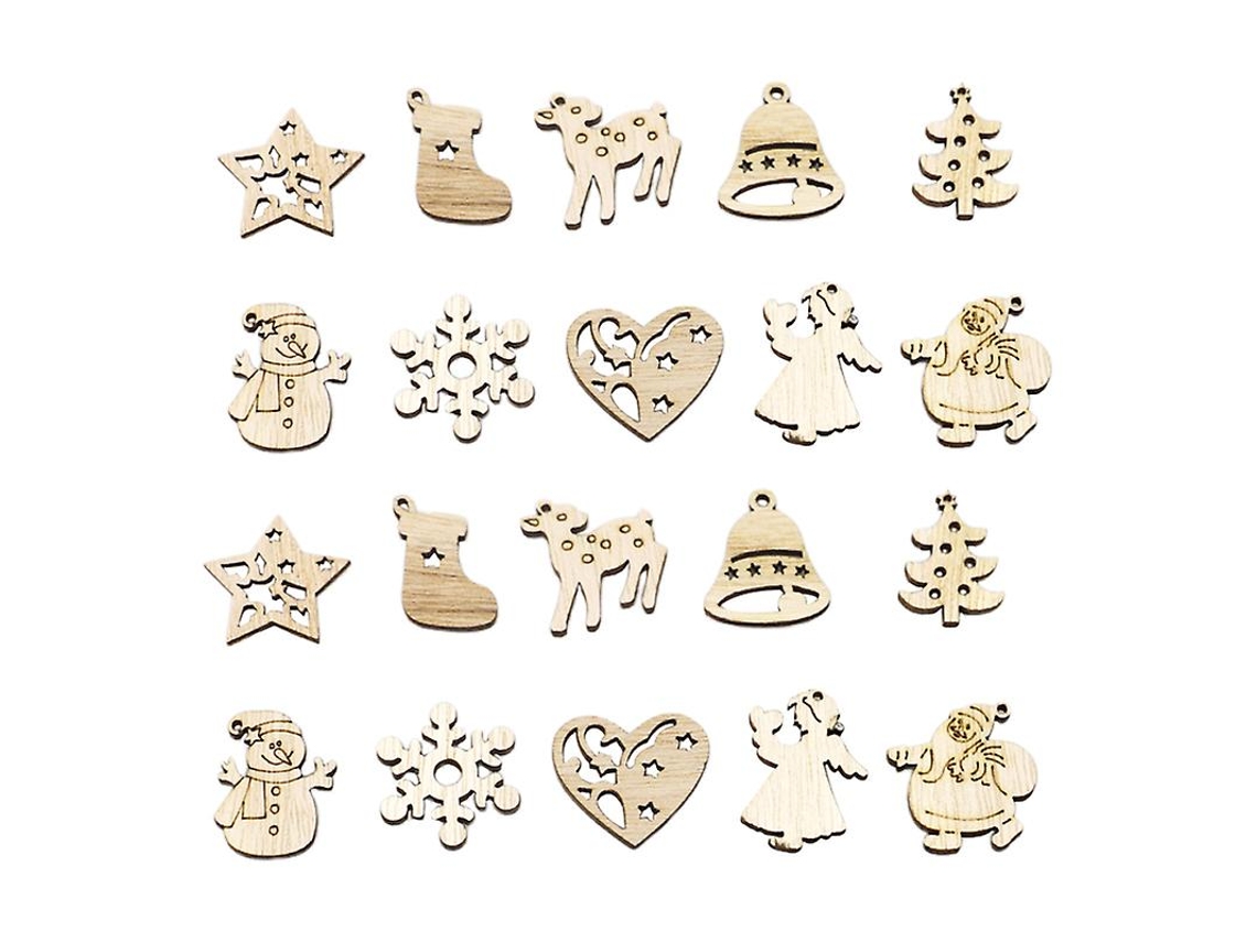 100Pcs Pingente de Natal ALLINLESS