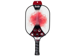 Raquete De Pickleball Franklin Pilot Branca/vermelha Profissional Certificada Pela Usapa