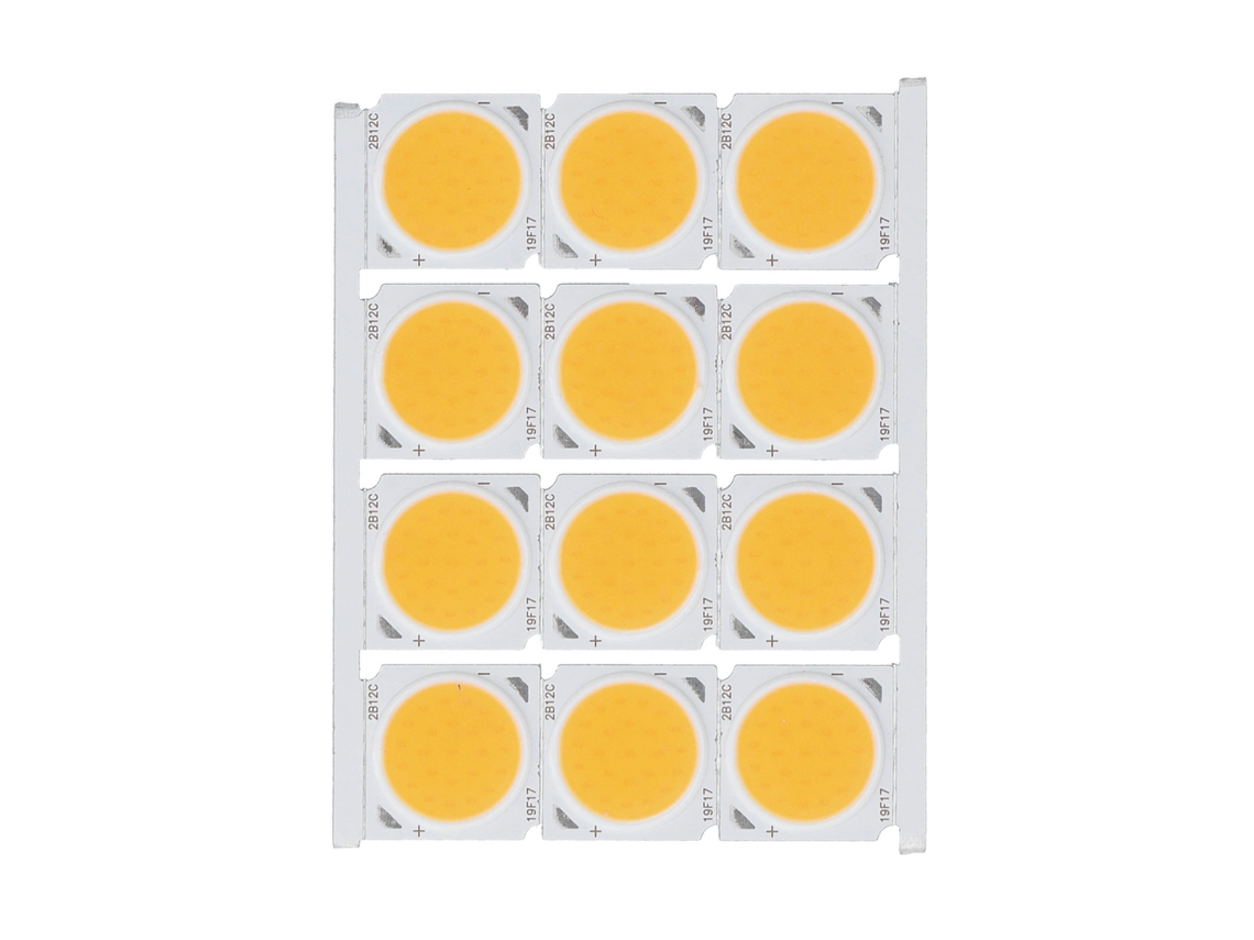 12pcs Chip Led Cob de Alta Potência 12w 36 41v 1080lm Luz Quente para Iluminação Diy Interior | S/MARCA