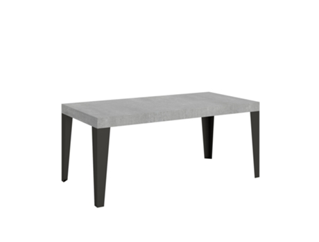 Mesa de Refeição ITAMOBY Flame (90x180/440 - Painéis em Melamina - Cimento)