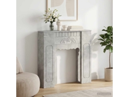 Vidaxl Moldura De Lareira Cinzento Cimento 93 X 20 X 89 Cm