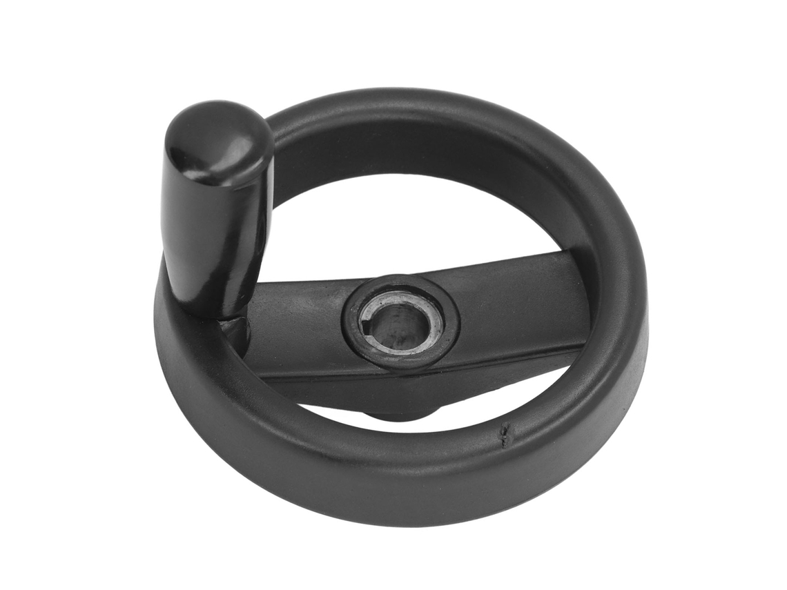 Rueda Manual Plegable 125mm Od 12mm Calibre Para Torno Fresadora Taladro Plástico
