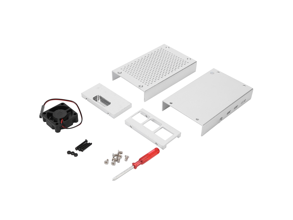 Enclosure Dissipação Calor Raspberry Pi 4 B com Cooler