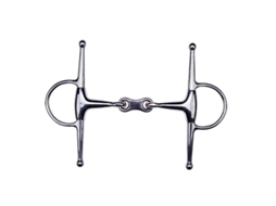 Snaffle Cheio Cheio de Pausa Dupla Bristol Prateado 145 Mmfeeling