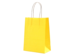 Pacote com 20 Sacolas de Presente, Sacolas para Doces, Papel Kraft Colorido BRILVIBERA