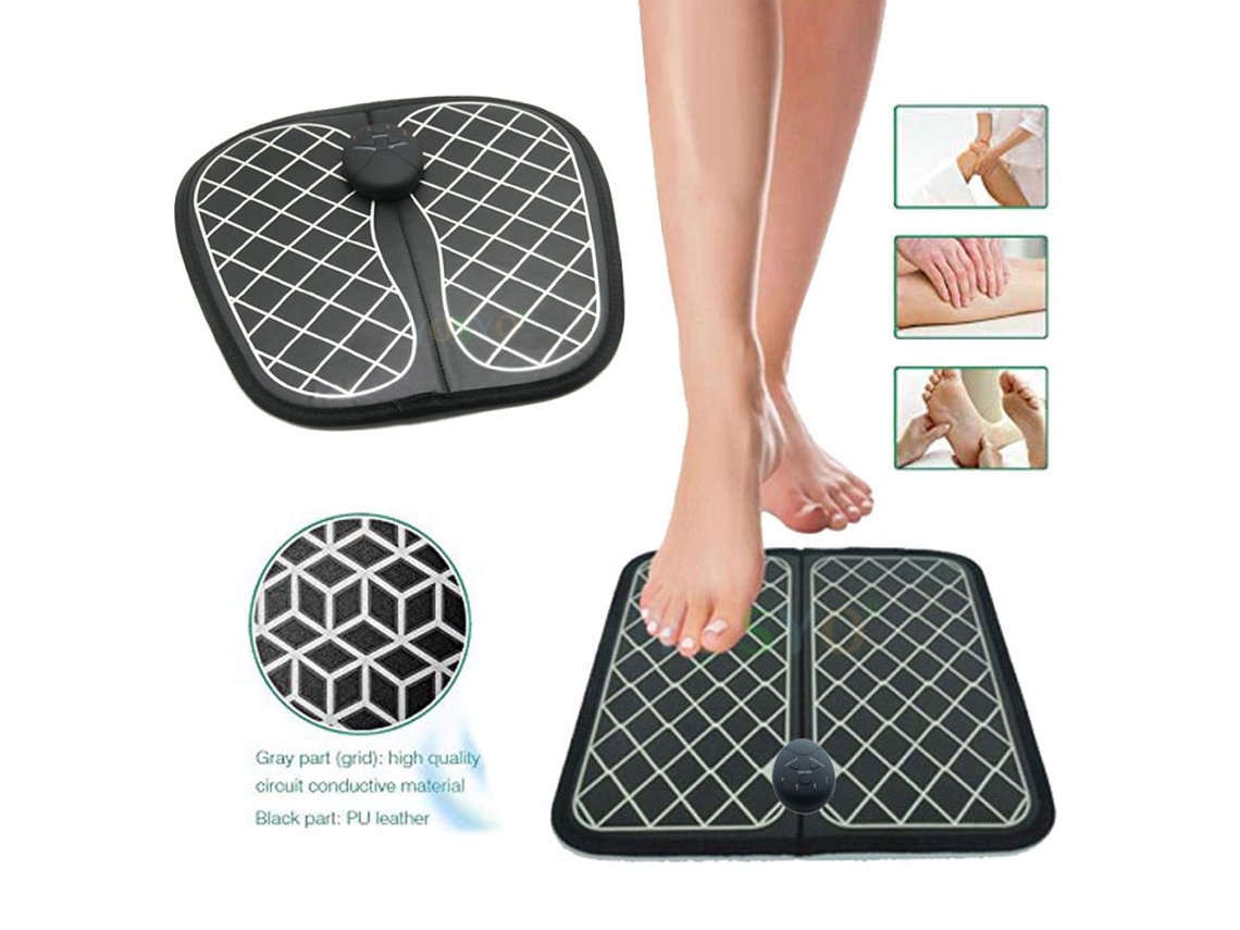 Massageador Elétrico Ems Para Os Pés Estimulador Muscular Sem Fio Para Os Pés Slowmoose
