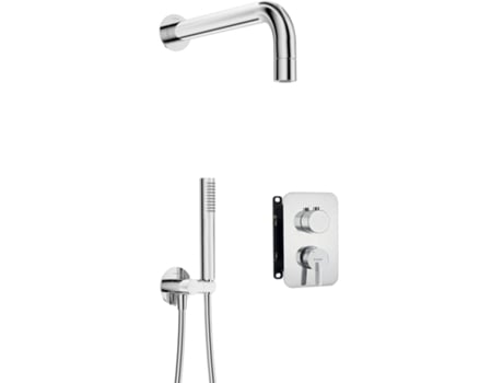 Concealed Shower Set With Mixer Box With Hand Shower Deante