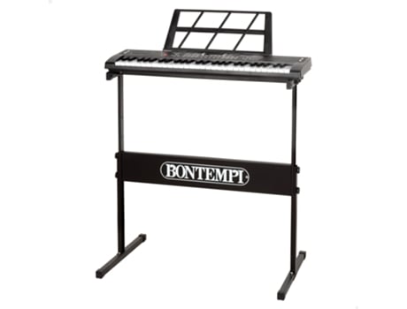 Teclado Digital De 54 Teclas C/suporte Para Partitura E Pernas Bontempi