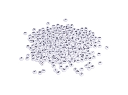 Contas Numeradas Redondas Brancas 6 Mm Rayher